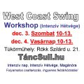 West Coast Swing intenzív hétvtvége dec 3-4,